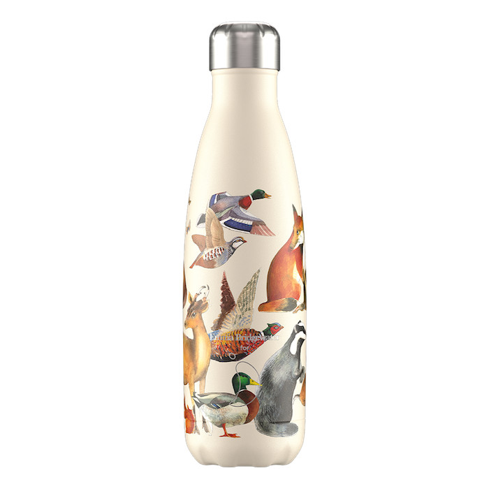 Botella Chilly 500 ml - Tropical 3D Parrot - Cafés la Brasileña