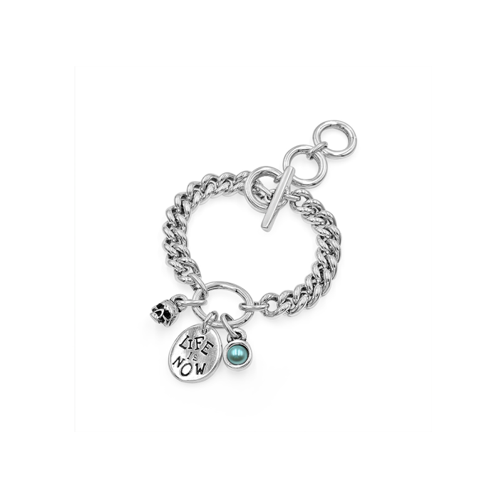PULSERA BAÑADA EN PLATA...