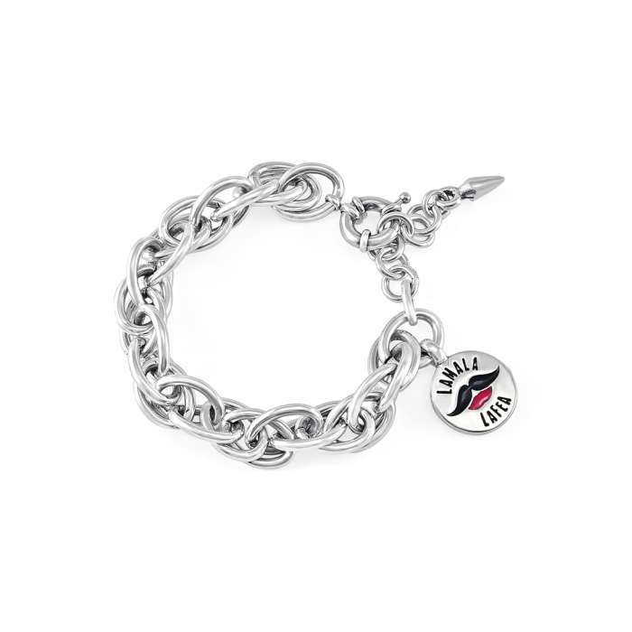 PULSERA BAÑADA EN PLATA AMA...