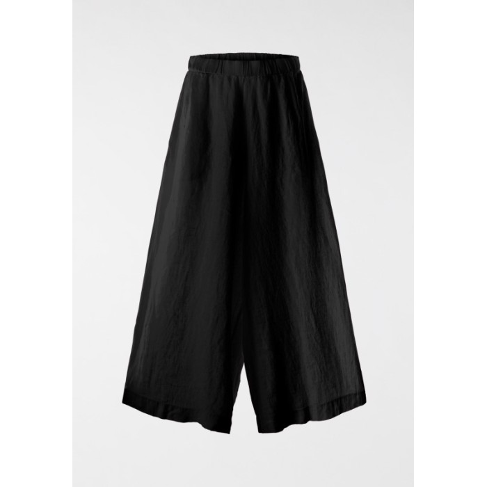 PANTALÓN NEGRO PALAZZO DE LINO