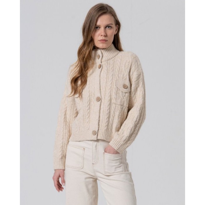 CHAQUETA CUELLO ALTO OCHOS...