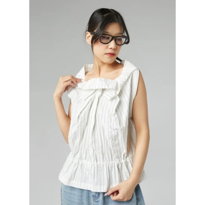 BLUSA SIN MANGAS DE RAYAS...