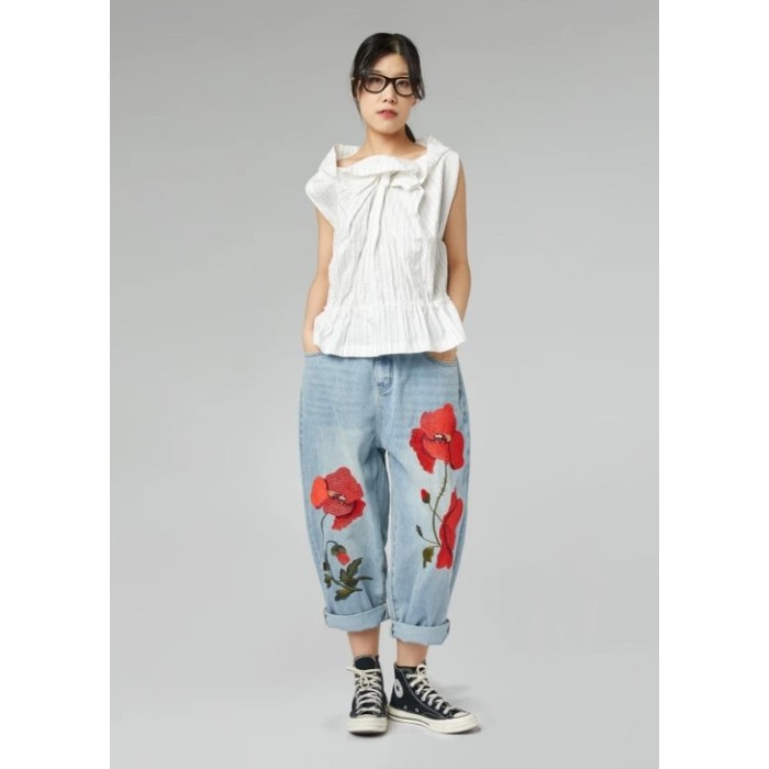 PANTALÓN VAQUERO CON...