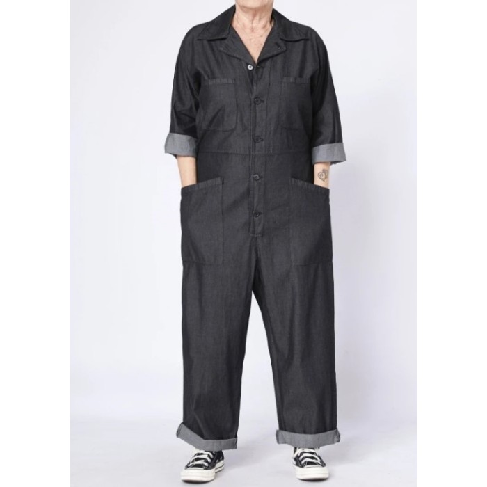 MONO VAQUERO DE ALGODÓN NEGRO