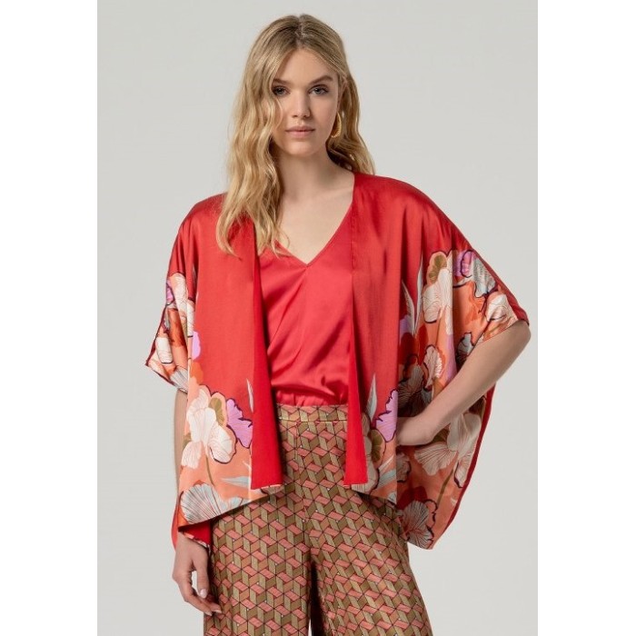 KIMONO CORTO ROJO