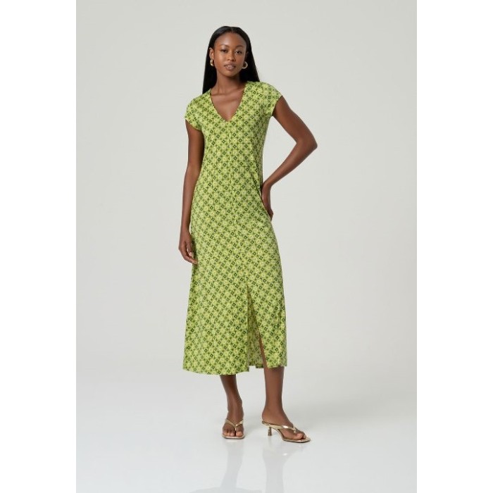 VESTIDO LARGO DE MANGA...