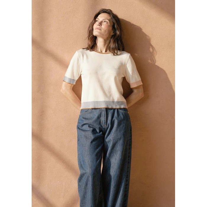 JERSEY DE PUNTO FINO BLANCO