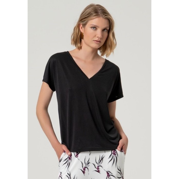 CAMISETA DE MODAL DE MANGA...