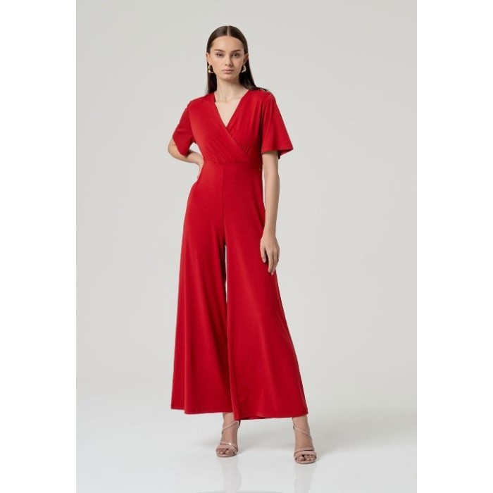 MONO LARGO CRUZADO ROJO