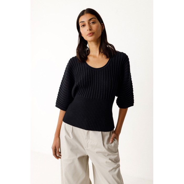 SUÉTER DUNA GOTS NEGRO