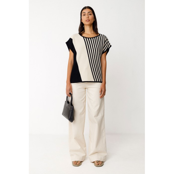 SUÉTER AINHOA GOTS NEGRO