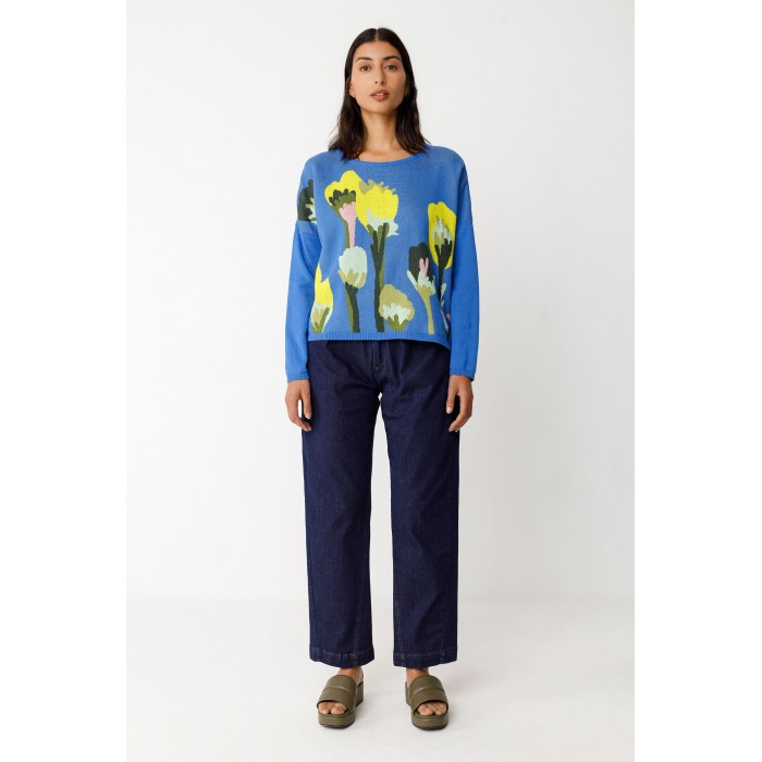 SUÉTER AIARE GOTS AZUL