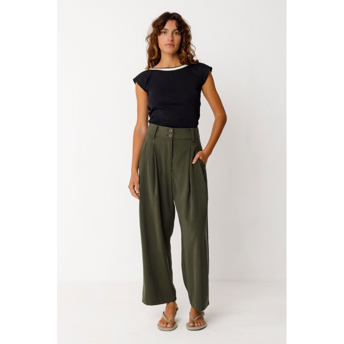 PANTALÓN ESTI VERDE BOTELLA