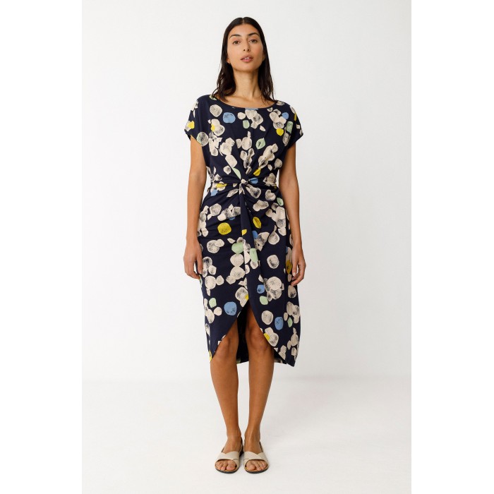 VESTIDO MIDI AMADE GOTS NEGRO