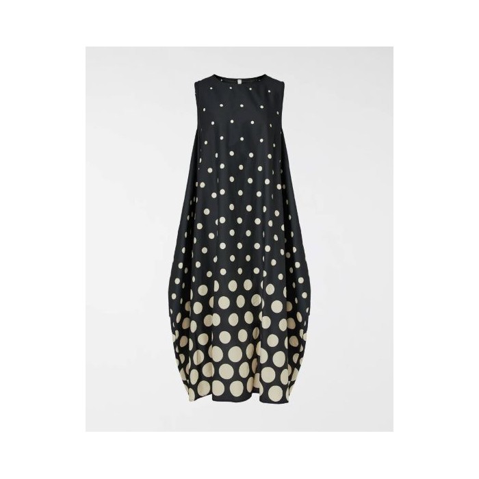 VESTIDO LARGO IRREGULAR CON...