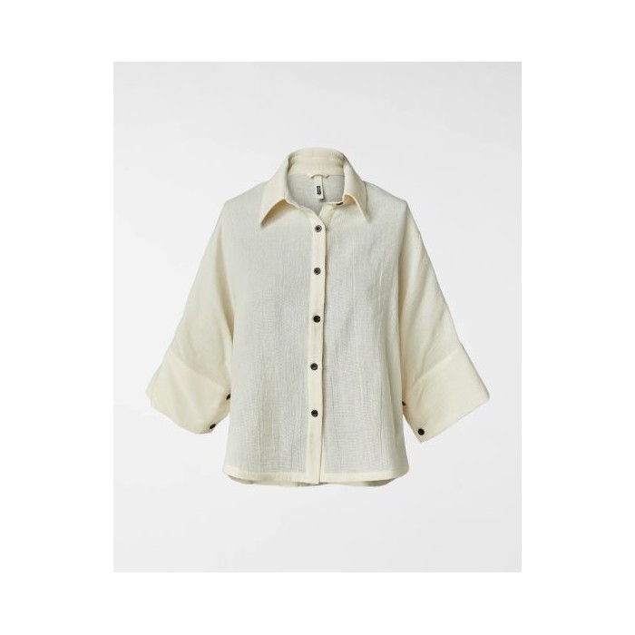 CAMISA DE RAMIA Y ALGODÓN...