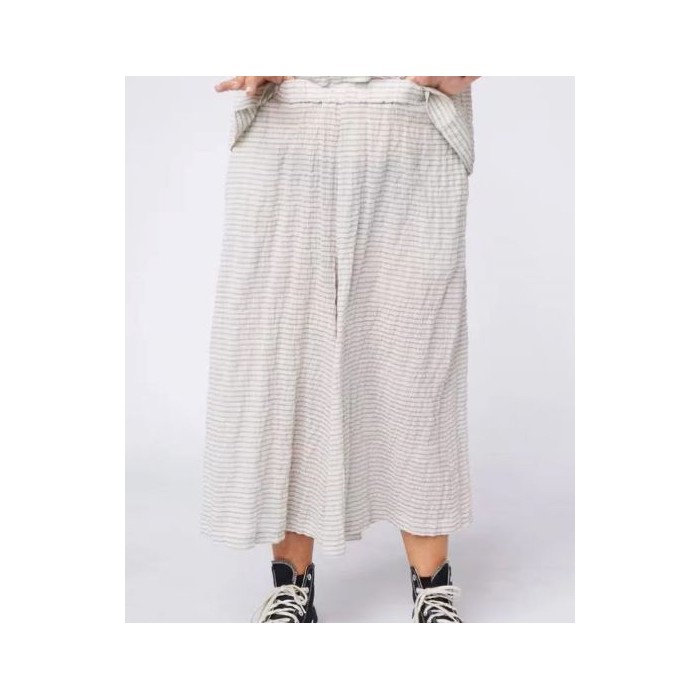 PANTALÓN ANCHO TOBILLERO HUESO
