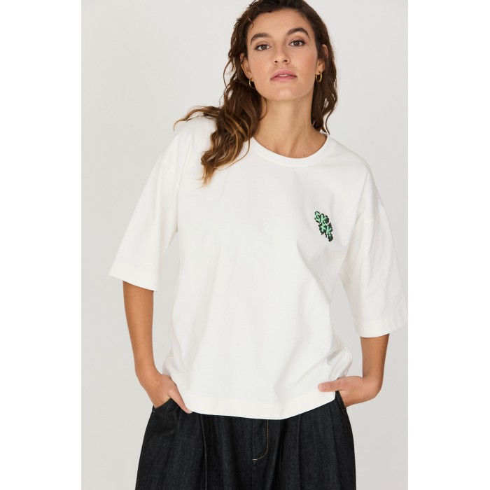 CAMISETA LARIZ GOTS BLANCA...