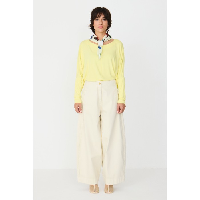 PANTALÓN MARI GOTS BLANCO ROTO