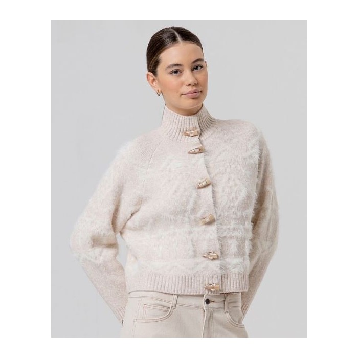 CHAQUETA DE CUELLO ALTO CON...