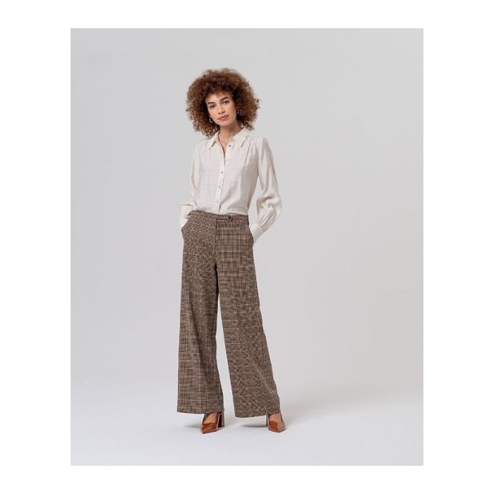 PANTALÓN ANCHO DE CUADROS...