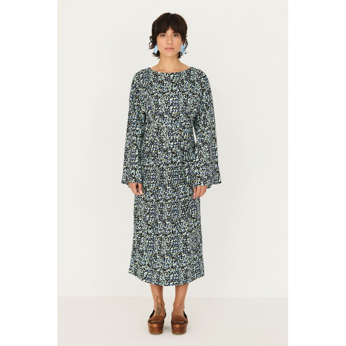 VESTIDO DOMEKA GOTS VERDE