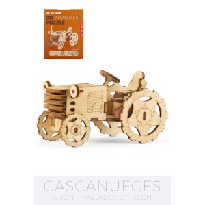 PUZLE 3D TRACTOR DE MADERA